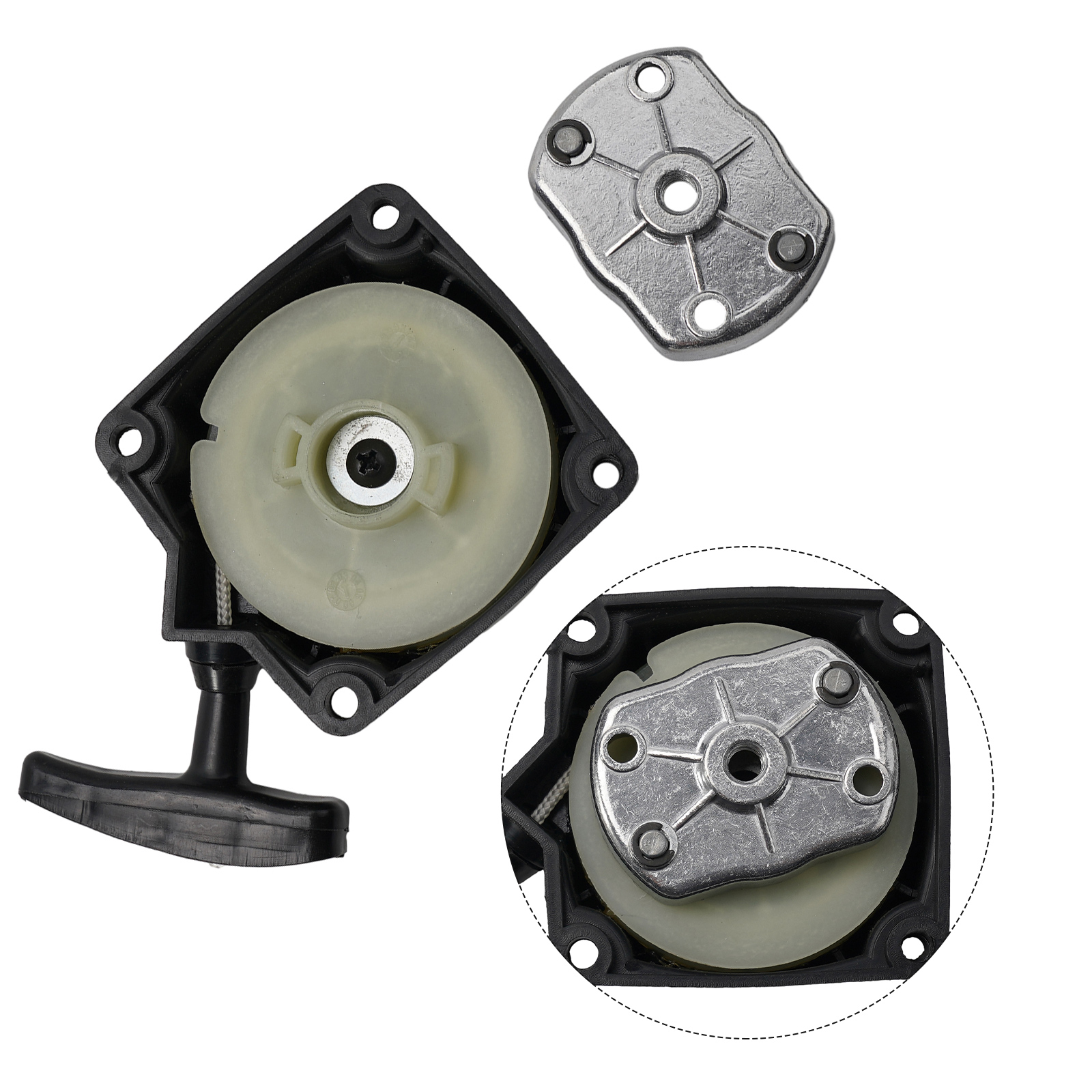 1 Set Universal Easy Pull Recoil Starter Kit Fit Strimmers Lawn Mower Brush Cutter Engine Repair Part Garden Power Tool Parts