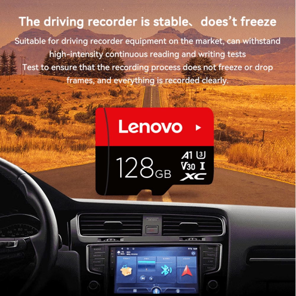 Cartão de memória lenovo 512gb 256gb 128gb 64gb 32gb u3 v30 4k full hd micro tf mini cartão sd tf cartão de memória flash para telefone/computador