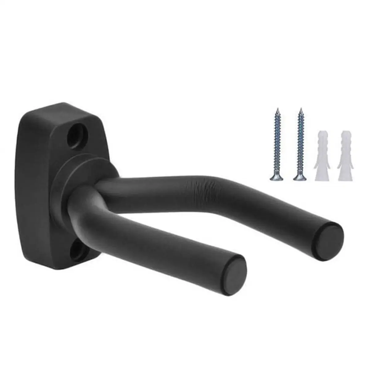 Colgador de pared para guitarra, gancho de pared negro para todos los tamaños, bajo, mandolina, Banjo, ukelele