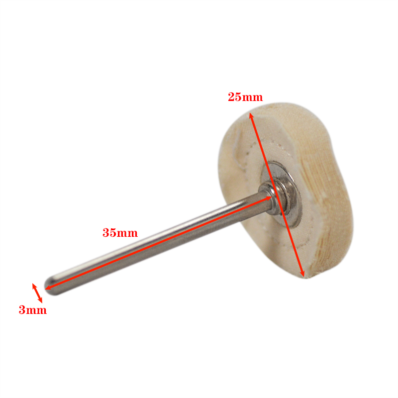 천 연마 휠 버퍼 패드, 버프 드레멜 액세서리용 면 연마 도구, 쥬얼리 연마 휠 버핑 패드, 25mm, 5 개
