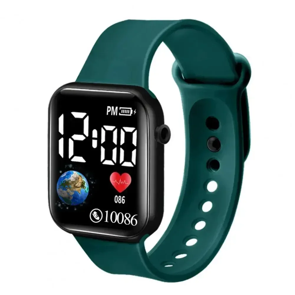 2025 led relógio digital moda relógio eletrônico casual relógio de pulso crianças meninos meninas esportes relógios à prova dwaterproof água reloj hombre