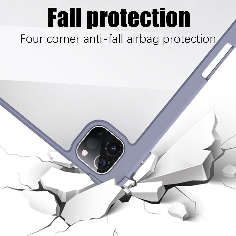 Capa para ipad air 11 13 m2 5 4 3 2 1 10 9 10th 9th geração 2024 funda para ipad pro 11 m4 12.9 mini 6 7 10.2 acessórios de capa
