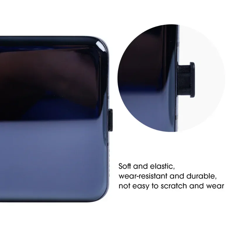 Tapones antipolvo de silicona tipo C, Protector de puerto de carga, tapa de tapón para Iphone 16 15 Pro Max 16 15 Plus, enchufe antipolvo Samsung