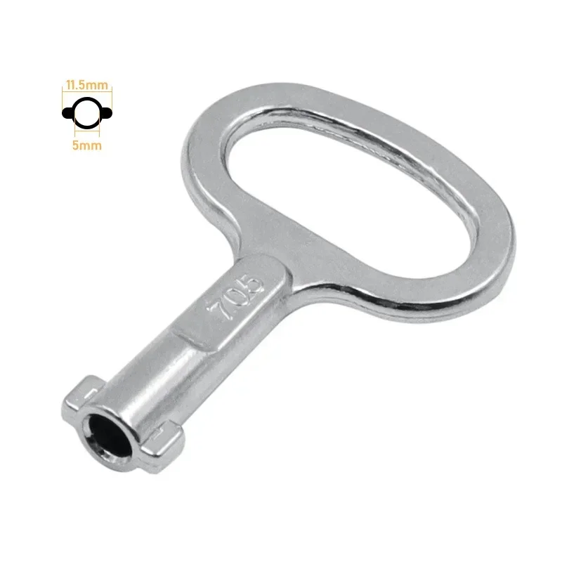 Multifunction Spanner Panel Lock Key Shape Socket Spanner Electric Cabinet Universal Triangle Key Subway Train Lift Door Locks