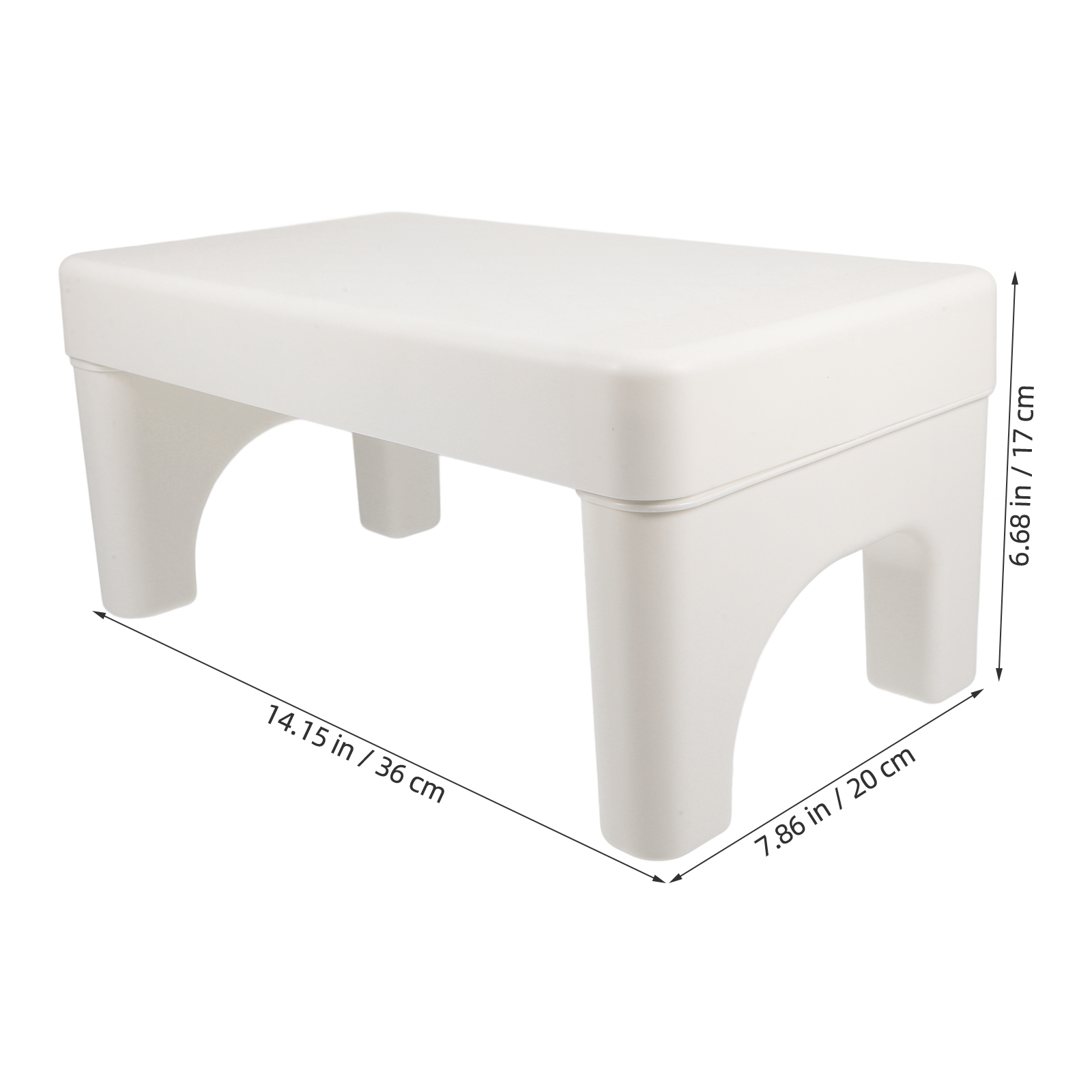 Potty Stool for Adults Toilet Step Stool Bathroom Squatting Comfortable Size Improve Everyday Toilet Experience