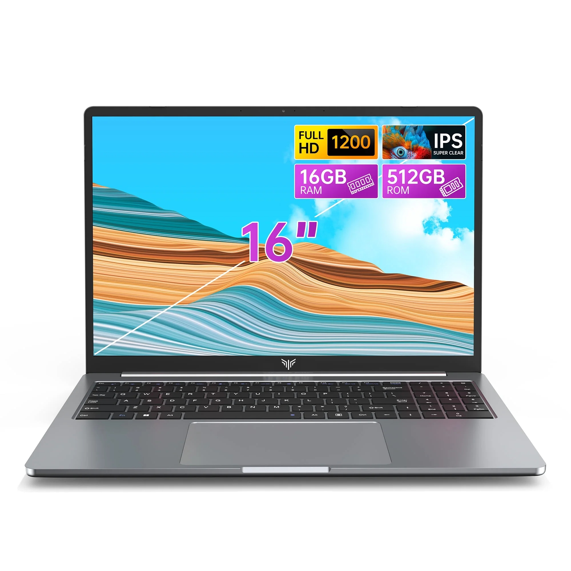 ACEMAGIC 16 "Ultra Slim Laptop 16GB RAM 512GB SSD Intel N97 Notebook Gamer 1920 * Office Study Computer PC Windows 11