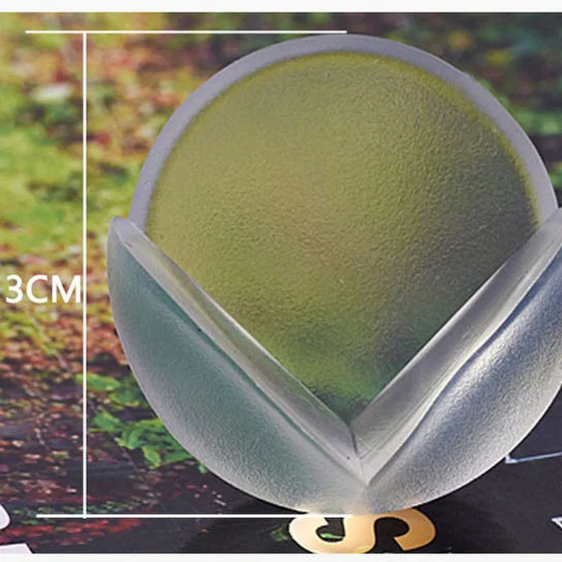 4 Trong Suốt Hình Dạng Bóng Bịt Góc Bàn Bảo Vệ An Toàn Cho Bé Đồ Nội Thất Góc Cận Vệ Tập Đi Chống Va Chạm Edge