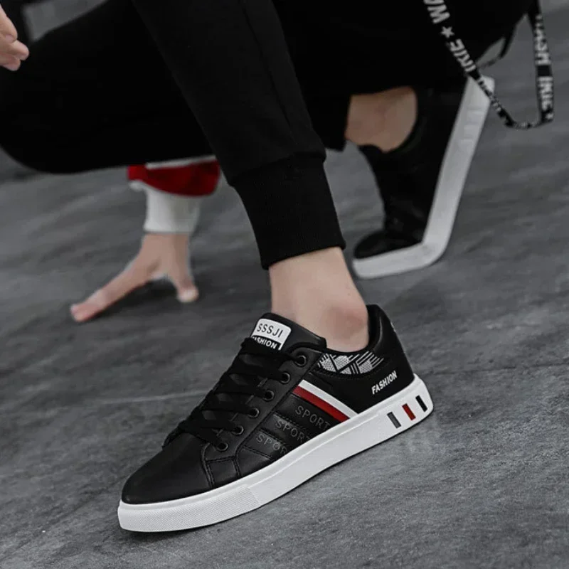 Zapatos deportivos informales para hombre, antideslizantes, resistentes al desgaste, transpirables, con amortiguación, diseño de bloqueo de Color, zapatos deportivos informales versátiles