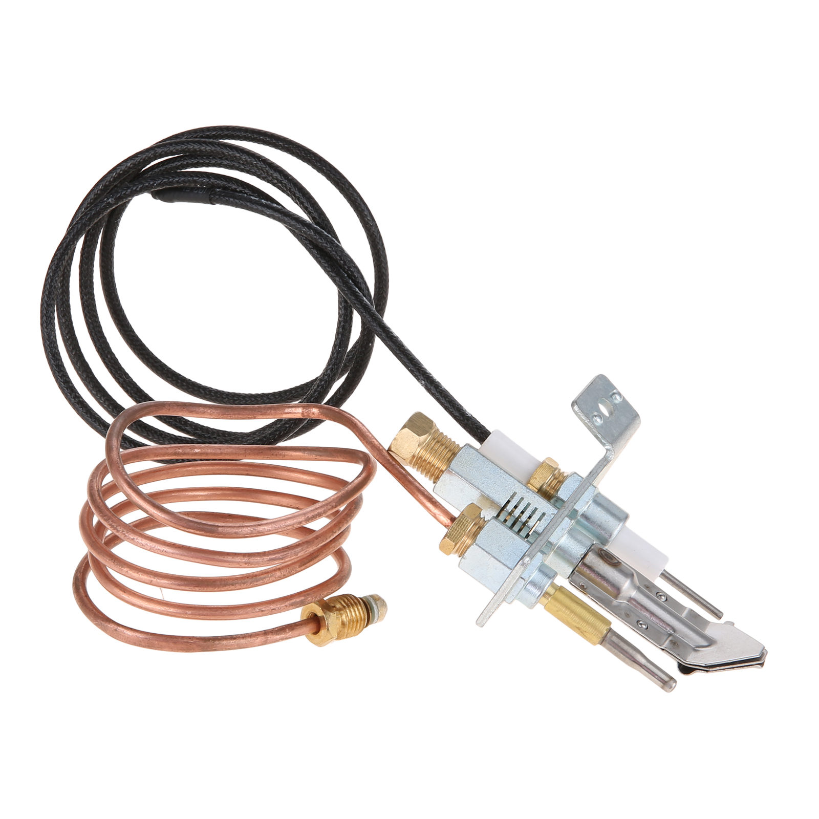 Gas Water Heater Parts with Thermocouple and Igintion 900mm Pilot Burner Kit for Fireplace/Thermocouple End M9x1