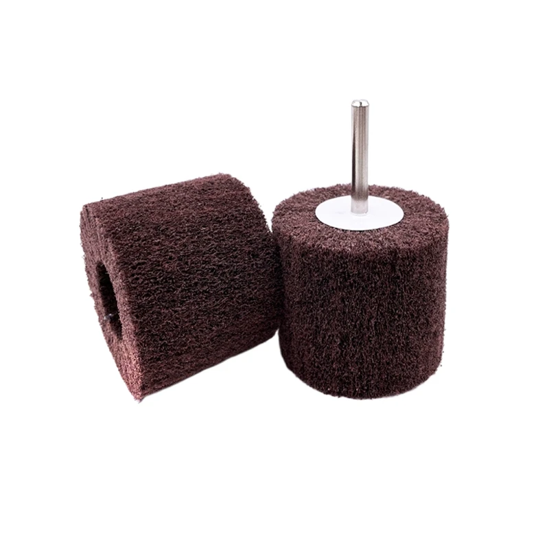6mm(1/4'') 생크 부직포 연마 버핑 휠 - 금속, 목재, 플라스틱 파워 드릴용 고성능 연마 휠 - 1개
