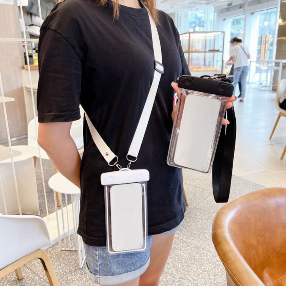 High Quality Full View Waterproof Case Strong Sealing Touchable Screen Swimming Pouch with Lanyard Phone Cover