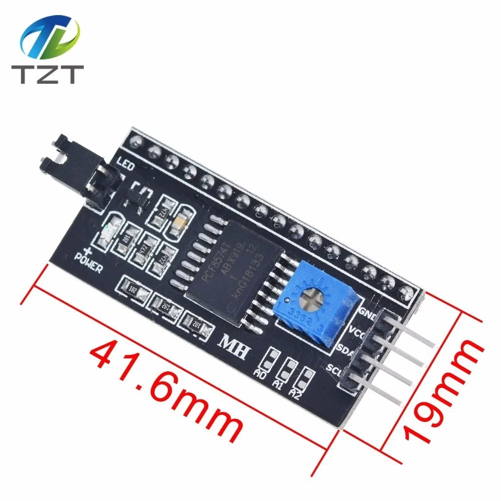Módulo LCD pantalla azul verde IIC/I2C 1602 para arduino 1602 LCD UNO r3 mega2560 LCD1602 LCD1602 + I2C