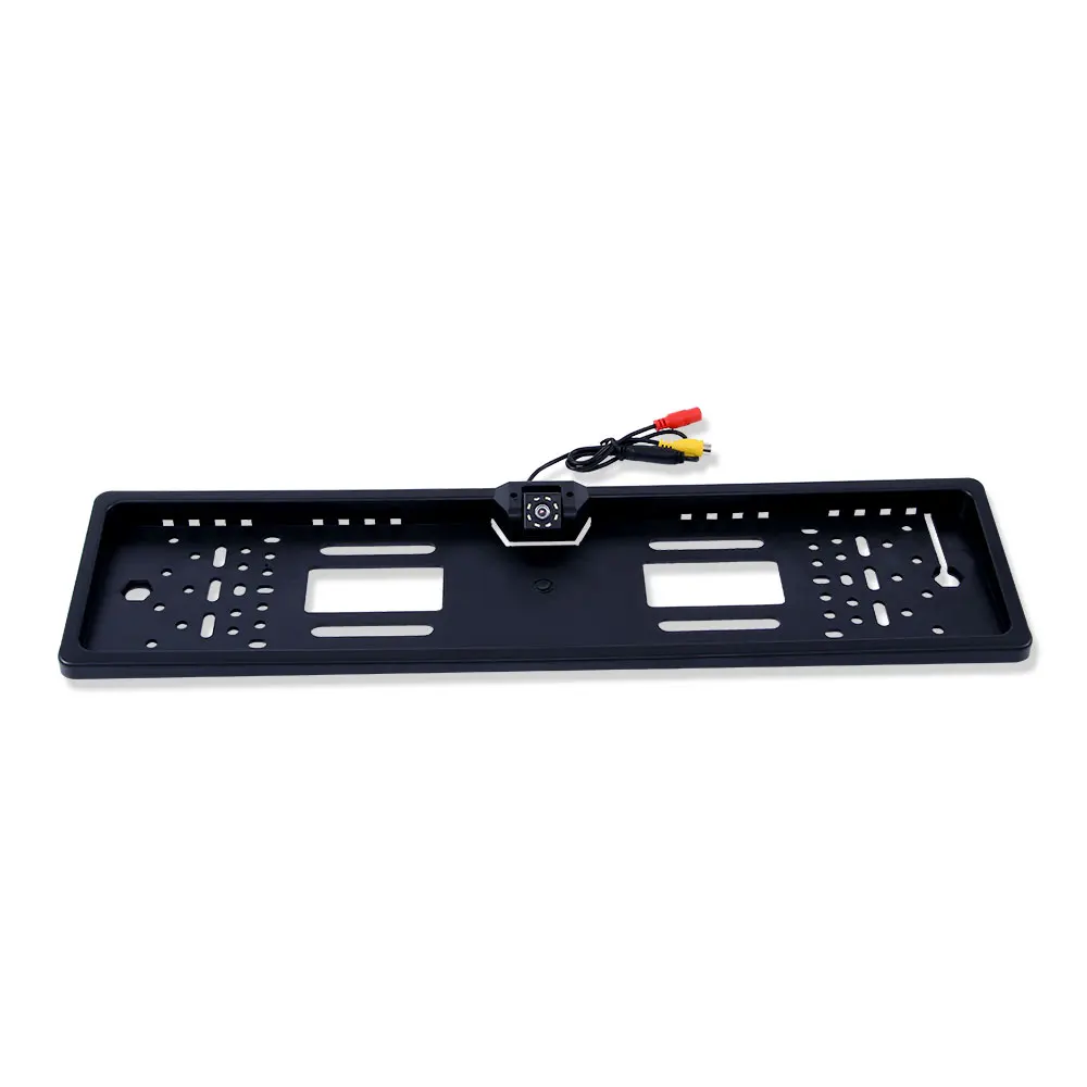 Auto-achteruitrijcamera EU Europees kentekenplaatframe Waterdicht nachtzicht Reverse Backup 4 of 8 LED-licht