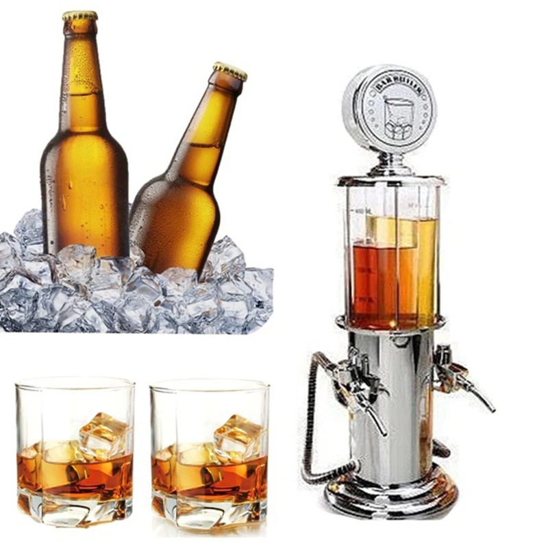 Duplo Bombas Liquor Dispenser, Posto de gasolina Vinho, Cocktail Dispenser, Bebidas Bartending, Beer Hine