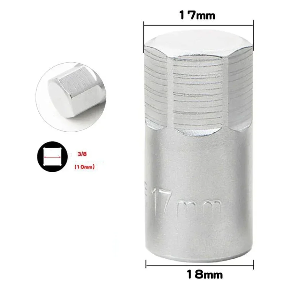 Oil Sump Drain Plug Socket Wrench 3/8 Drive Auto Repairing Gearbox Screw Wrench Household Hand Drill Power Tools Accessories