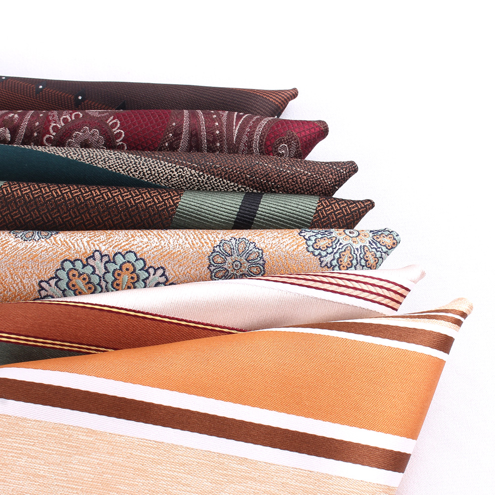 Lenço floral para homens e mulheres ternos, toalha de bolso quadrada, toalha de peito, lenço, casamento, presentes, listra