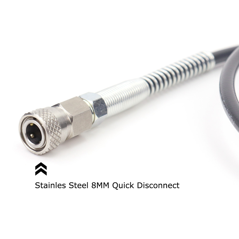 Nouveau tuyau de chargement de tuyau de fouet haute pression pour Paintball Airsoft PCP Extension de remplissage à distance 10 pouces 24 pouces 36 pouces 50 pouces