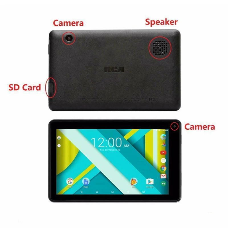 2025 nueva tableta PC de bolsillo Android 6,0/Android8.0 de 7 pulgadas para niños RAM 1GB DDR + 16GB Quad Core WIFI Micro USB