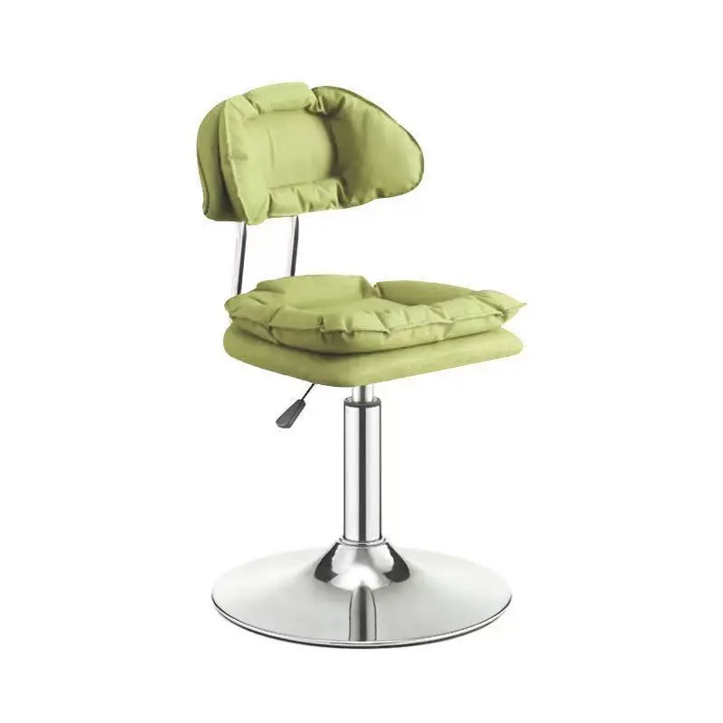 Chaise de bar moderne avec dossier élévateur, tabouret d'apprentissage informatique, mobilier de salon de coiffure