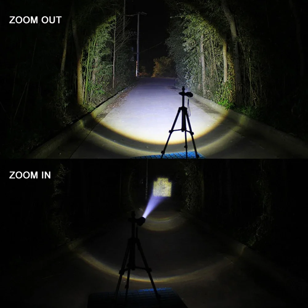 2000lm mini lanternas embutidas bateria de carregamento usb led flash luz cob zoomable à prova dwaterproof água tático tocha lâmpada lâmpadas lanterna