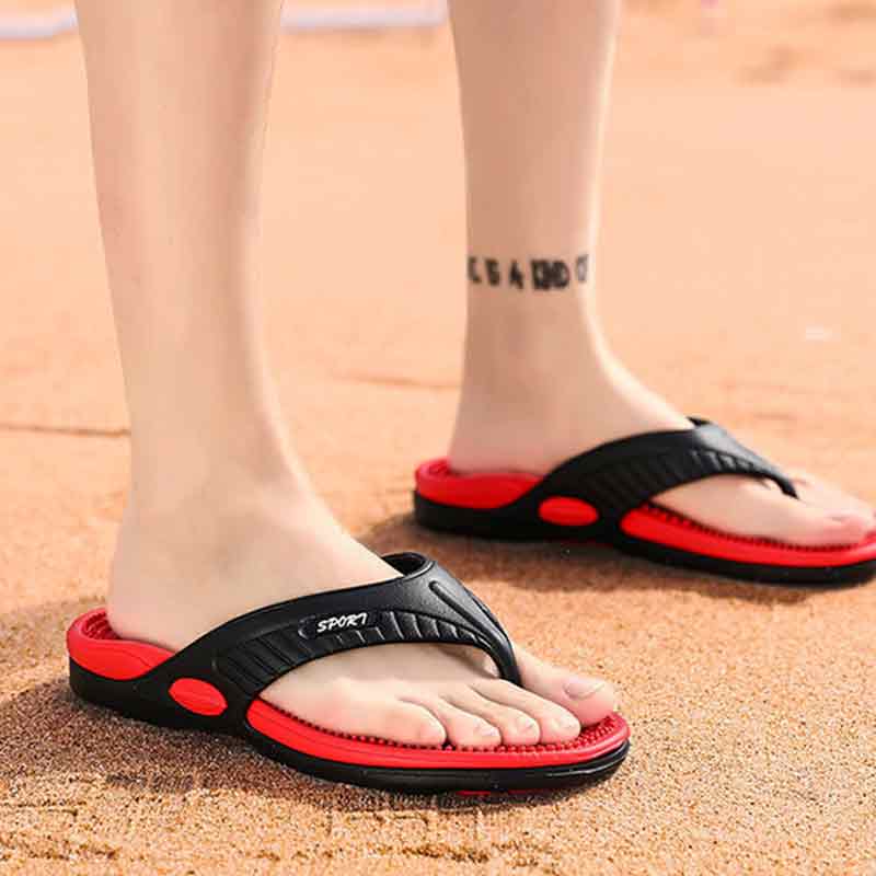 Tongs pour hommes, sandales de plage de grande taille, pantoufles décontractées d'extérieur, nouvelle collection printemps/automne 2025