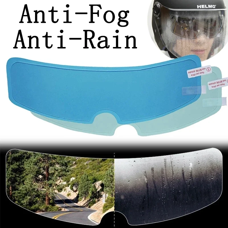 Película antiniebla para casco de motocicleta, película impermeable, pegatina de Nano recubrimiento duradera, accesorios universales para casco para visión clara
