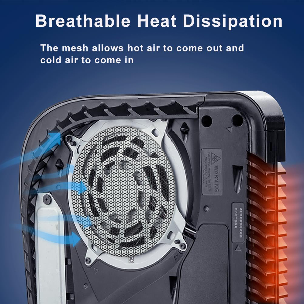 4 個 PS5 コンソールダストフィルター防塵メッシュケースカバー簡単クリーニングフェイスプレートベンチレーターゲームアクセサリープレイステーション 5