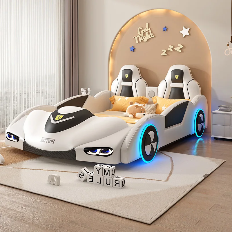 Unique Design children Double Bed Luxury European Luxury Pliable children Double Bed Modern Cama Matrimonial Furniture For Home