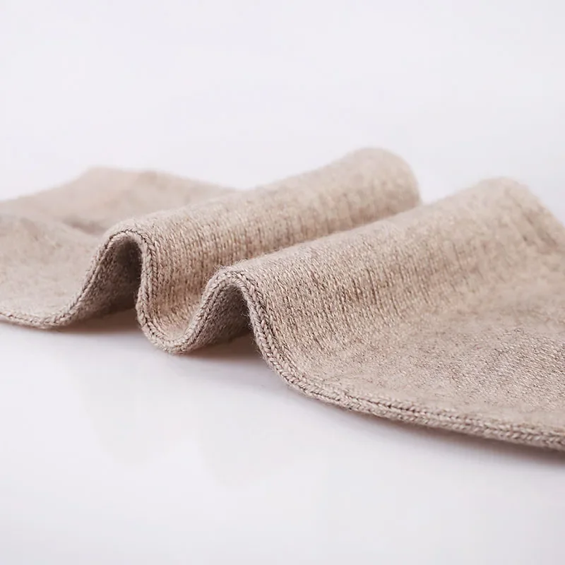 ผู้หญิงผ้าขนสัตว์น้ำหนักเข่าอุ่นแขนยาวฤดูหนาว Coldproof Warm หัวเข่าถักสูง Kneecap เข่าป้องกันขาอุ่น