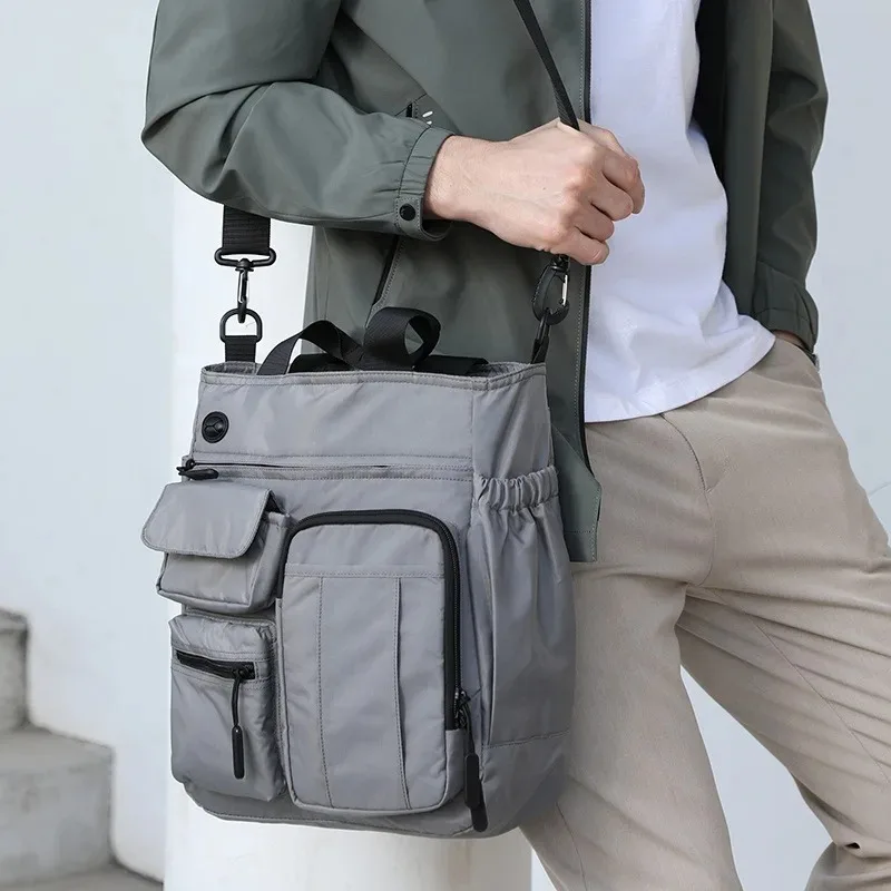 Borsa a tracolla da lavoro borsa a tracolla diagonale multifunzionale da 14 pollici per tablet e documenti da uomo borsa a tracolla diagonale per il tempo libero