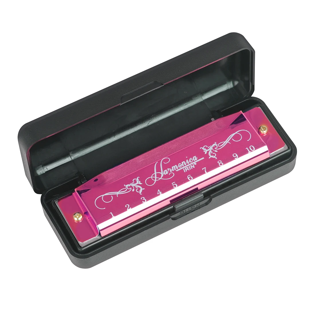 IRIN Mondharmonica Nieuwe 10-gaats 20-tone mondharmonica Veelkleurig C-sleutel Professioneel cadeau met doos voor beginners en kinderpuzzelspeelgoed