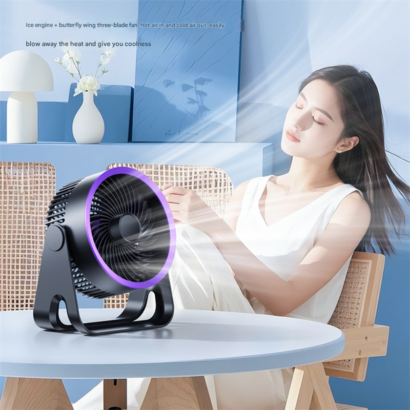 Ventilatore elettrico multifunzionale Circolatore Ventilatore silenzioso portatile senza fili per la casa Ventilatore da soffitto da parete da tavolo Dispositivo di raffreddamento dell'aria