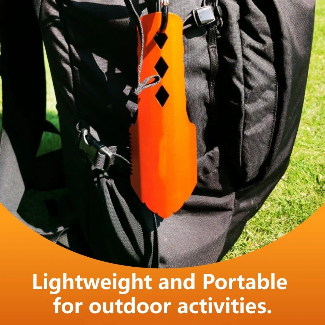 Ultralight Backpacking Trowel Shovel Small Potty Multitool with Longer Handle Design Essential for Hiking Camping and Survival