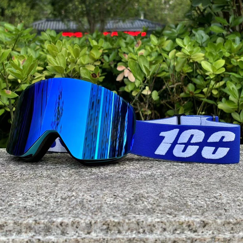 2024 新二重層磁気スキーゴーグル偏光レンズスキー防曇 UV400 スノーボードゴーグル男性女性スキーメガネ眼鏡