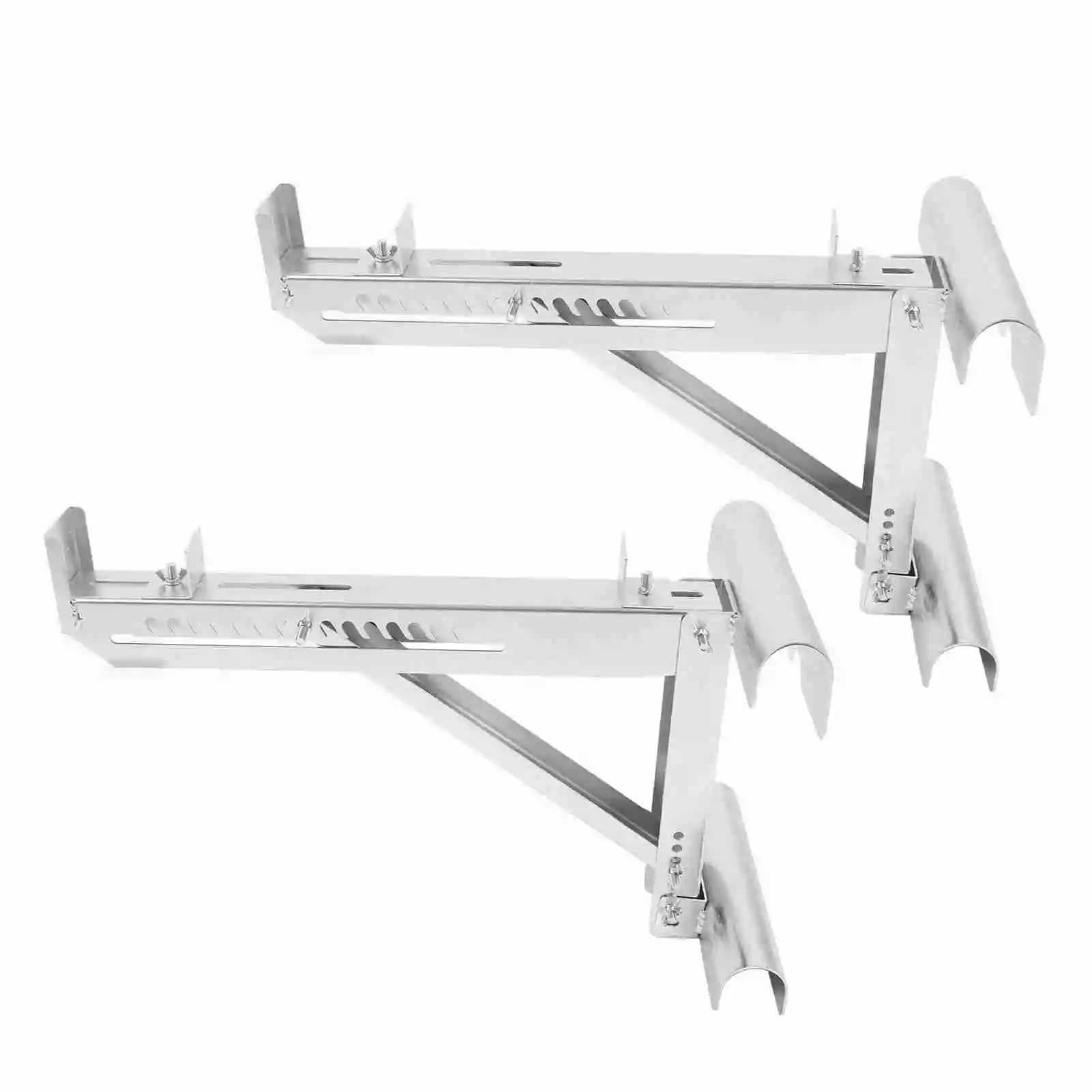 Ladder Jacks Adjustable Stabilizer Tripod Load Bearing Bracket Alloy Steel Ladder Stand Kit Ladder Load Stand Ladder Jacks