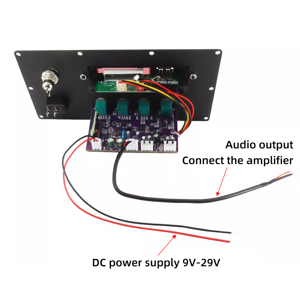 DC9-29V Front-End Moederbord TINE553 Voorversterker Board Luidspreker Front-End Tuning Versterking Board Ingebouwde Boost Module