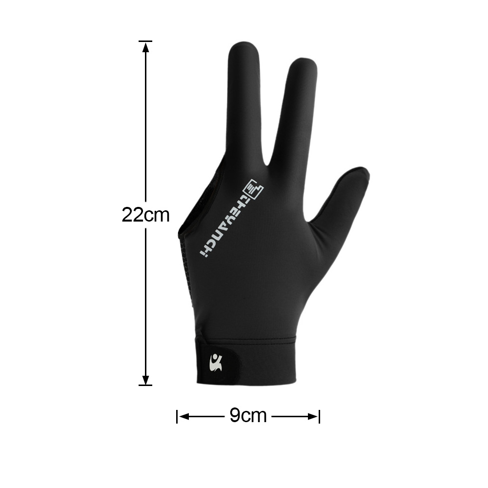 Pool Player Gloves Comfortable Billiard Glove 3 Finger Pool Gloves Lightweight Pool Table Glove