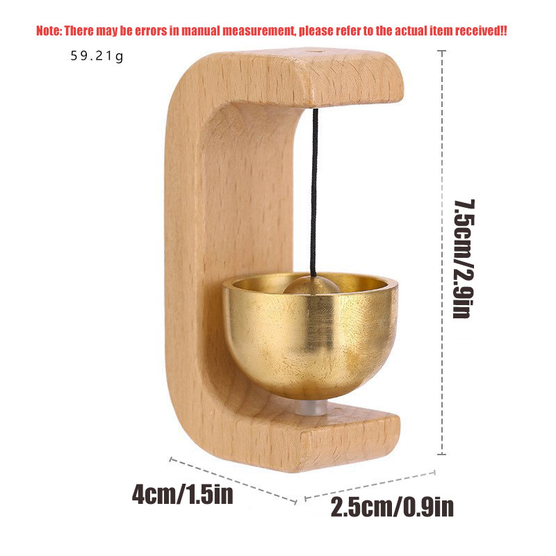 Japanische hölzerne Windspiele drahtlose Türklingel Eingangstür glocke dekorative Wind glocke für die Öffnung zu Hause hängende Dekorationen
