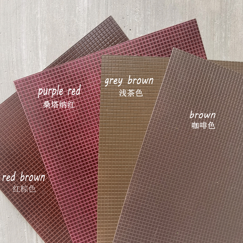 Maßstab 1/75/87 Simulation Wandmodell Bump Textur Wandmodell Miniaturwand PVC-Platte DIY Haus Wandmodell Hausmaterial 26*19CM