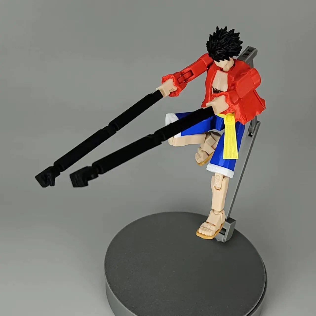 3D Printed One Piece Monkey D Luffy Anime Multi-Jointed Toys Action Figures Shapeshift Robot Mannequin Model Ornaments Gifts
