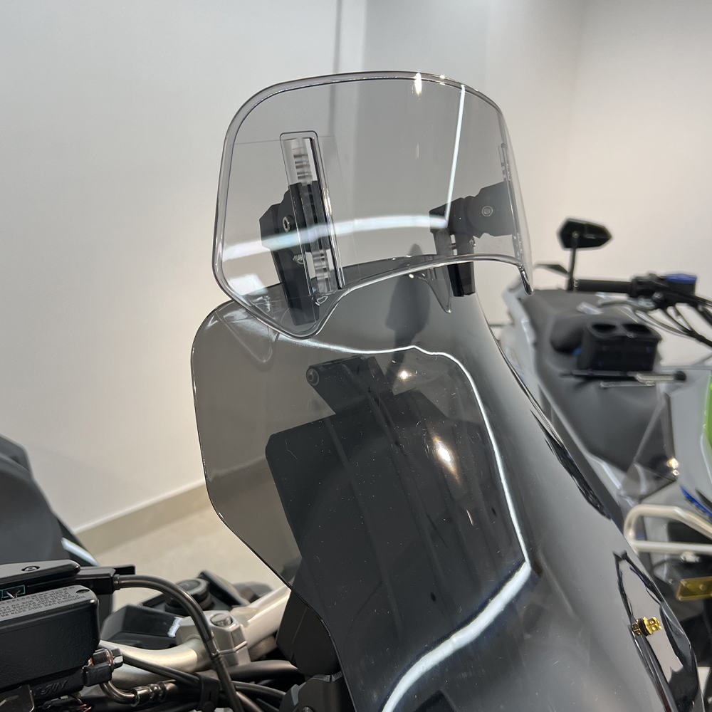 범용 오토바이 윈드실드 익스텐션, 조정 가능한 스포일러 클램프, 윈드스크린 디플렉터, BMW, 가와사키, 야마하, 혼다, 스즈키용