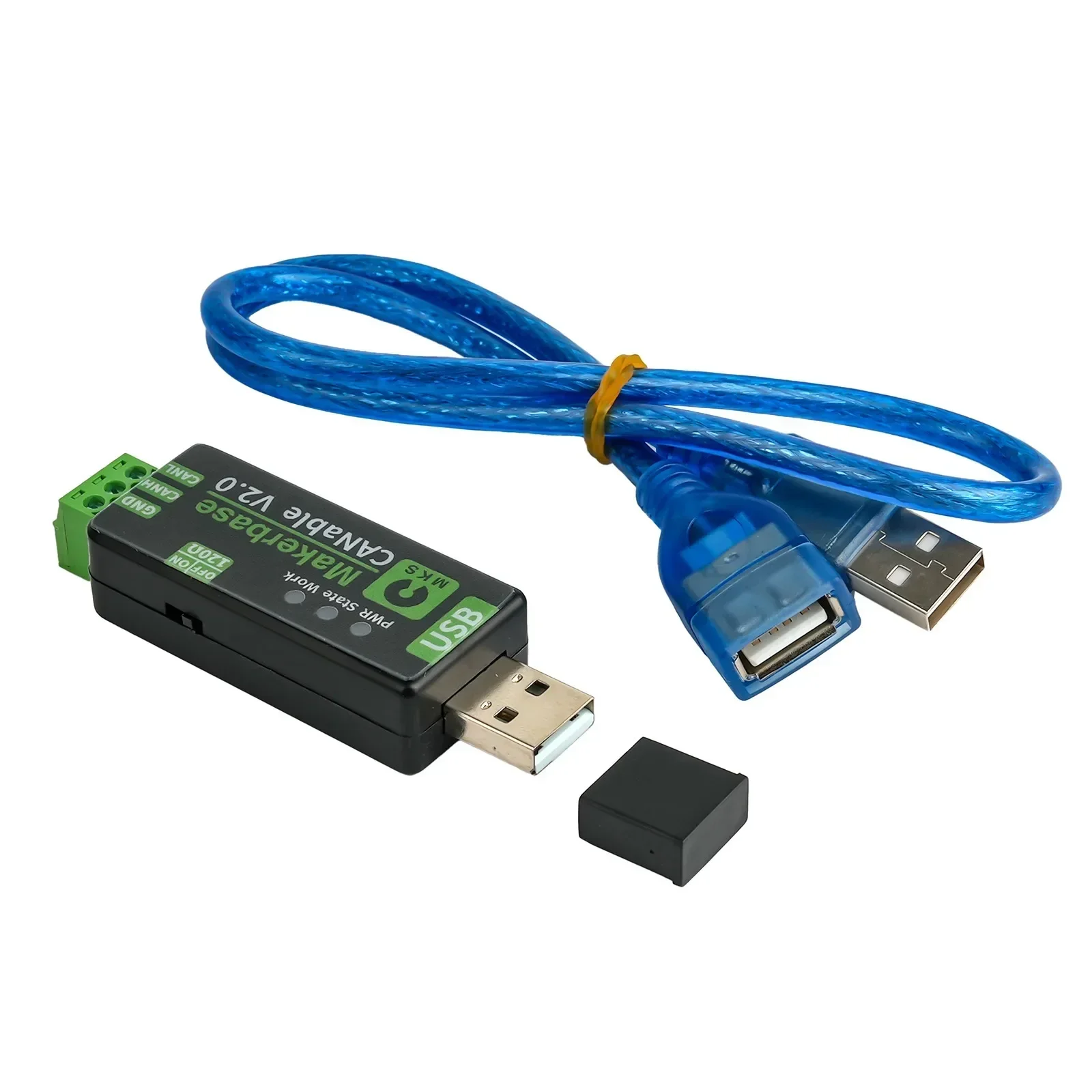Neuer Makerbase CANable 2.0 USB-zu-CAN-Adapter-Analysator mit Gehäuse CANFD Slcan SocketCAN CANdleLight Klipper für Raspberry Pi