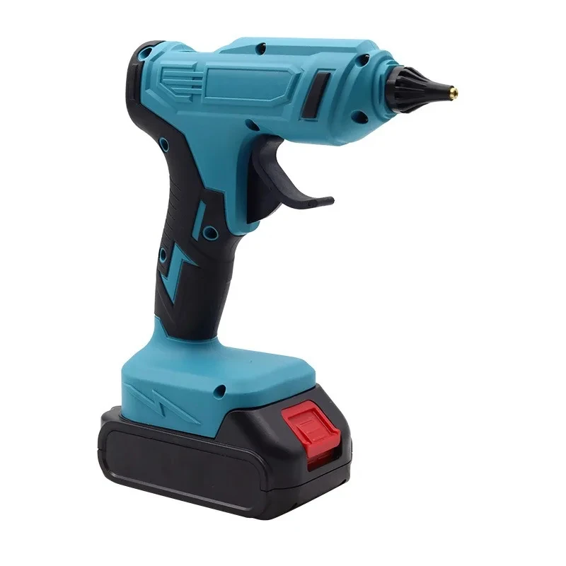 280 ° C 100W 무선 핫멜트 글루건, DIY 수리용 11mm 글루스틱 10개 포함, 18V 배터리 공구용 충전식
