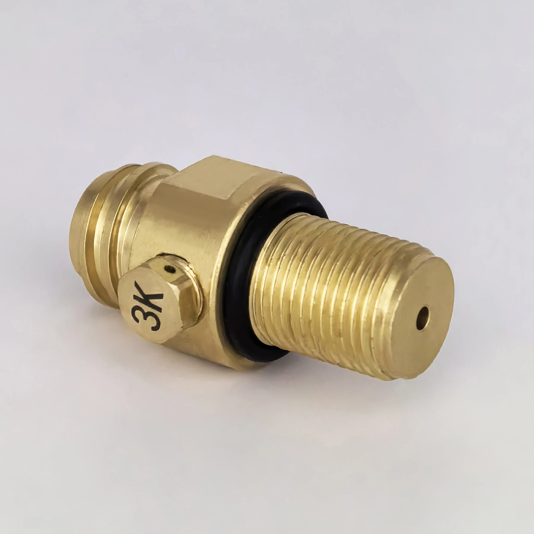 Soda Water Accessories Input M18*15 Output TR21-4 Tank Cylinder Valve Adapter ON/OFF Refill Solid Brass Alloy Filling Station