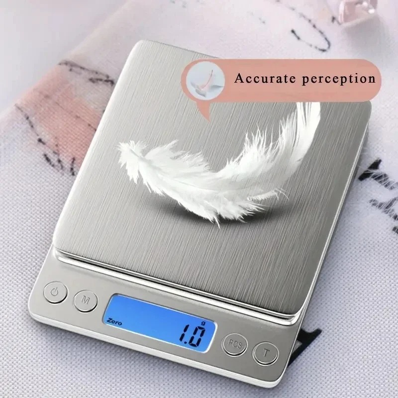Balance de cuisine numérique AccuWeight balance alimentaire en acier inoxydable avec écran LCD pour un pesage précis de la régime des ingrédients de cuisson