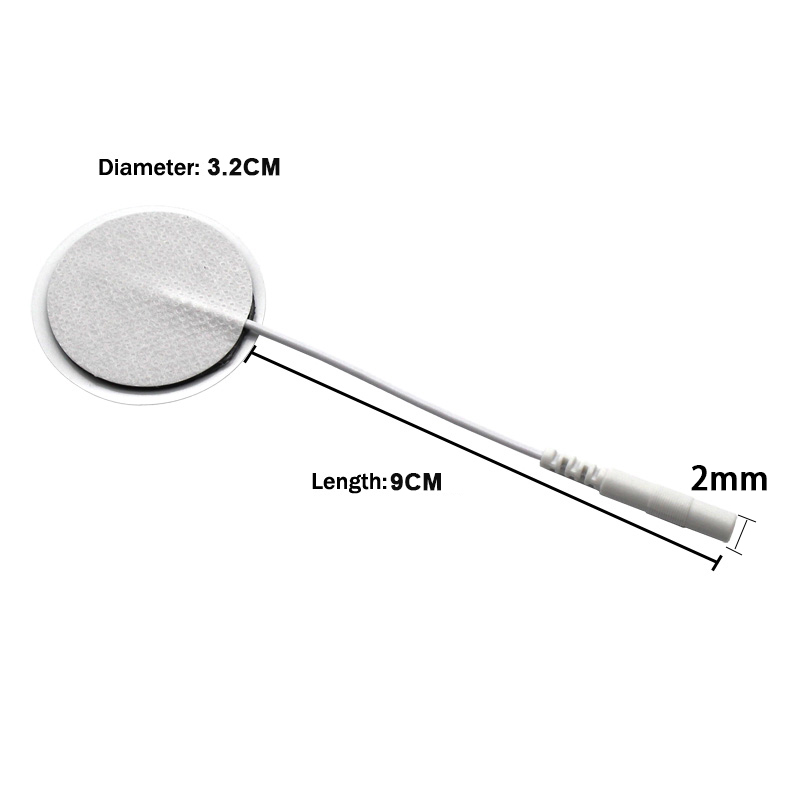 32mmNon-ผ้าทอSelfกาวนวดPatch Tens EMS Electrodes Padsสําหรับกล้ามเนื้อElectrostimulator Body Massager