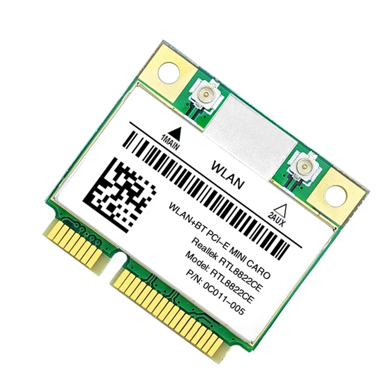 X07A RTL8822CE 1200 Mbit/s 2,4 G/5 GHz 802.11AC WiFi-Karte Netzwerk Mini PCIe Bluetooth 5.0 Unterstützung Laptop/PC Windows 10/11