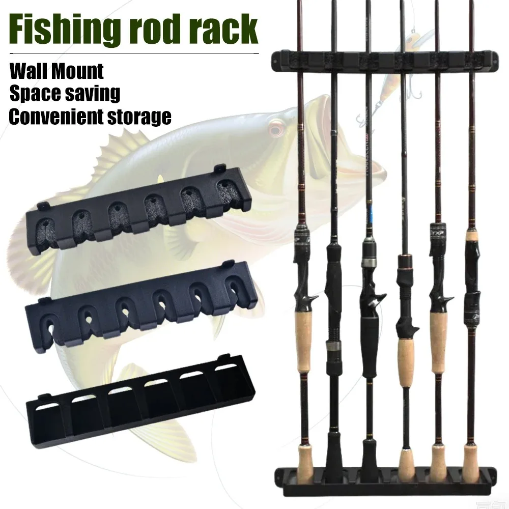 Espositore per canna da pesca espositore fisso per uso domestico a parete espositore verticale per montaggio a parete raccolta e negozio di attrezzi da pesca