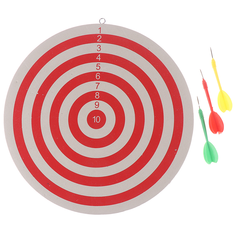 1 ชุด Dart Board ลูกดอกเกมชุดที่สมบูรณ์แบบสําหรับถ้ําเกมห้องเด็กตกแต่ง