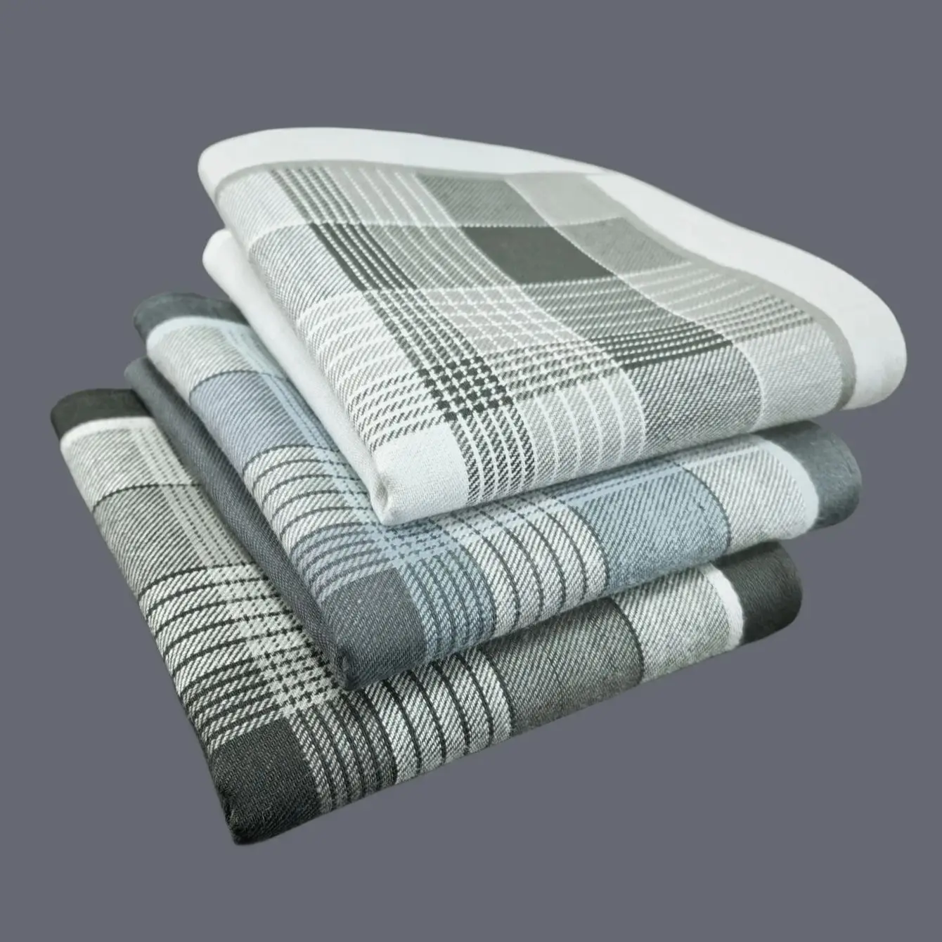 Dünnes Gefühl 16,7 ZOLL Stoff weiches Taschentuch 3PCS Anzug Taschentuch elegant und modisch s Dünnes Feeluit Taschentuch,